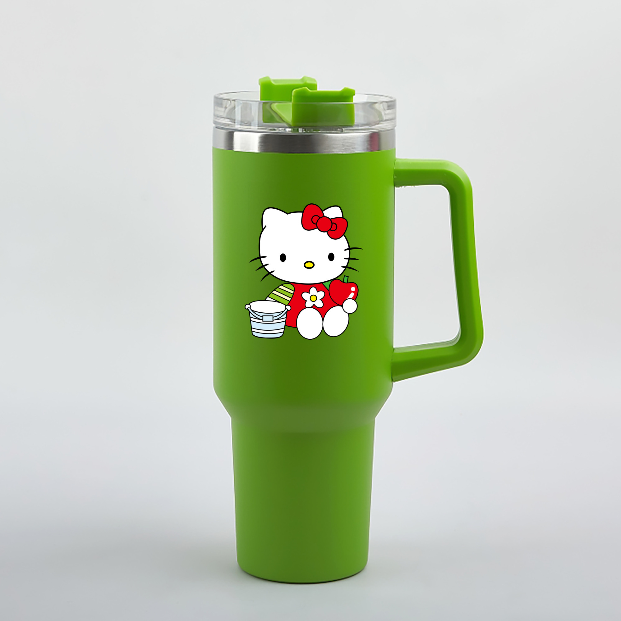 （画像用） Hello Kitty ハローキティ 1200mL車用タンブラー（カラープリント）